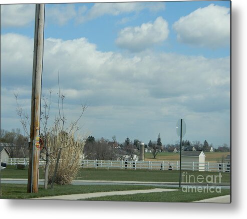 Amish Metal Print featuring the photograph Spring Recess Joy by Christine Clark