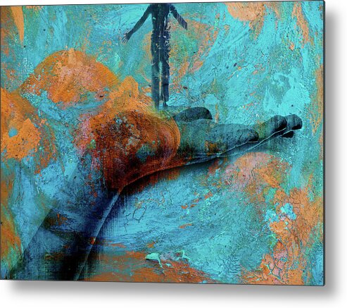 Hand Metal Print featuring the photograph Standing at the hand by Gabi Hampe