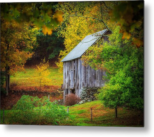 Old Barn Metal Print featuring the photograph Standing the Test of Time by John Vose