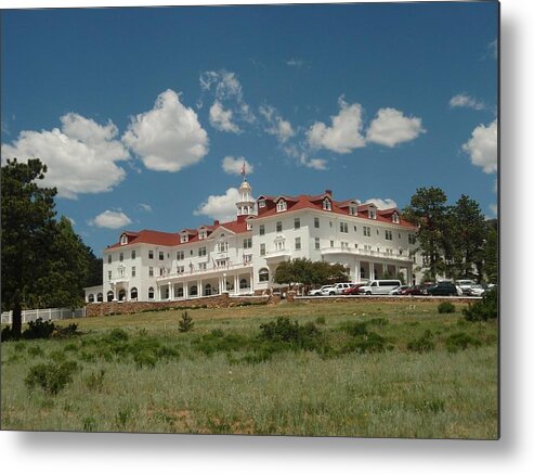 Architecture Metal Print featuring the photograph Stanley Hotel by Dennis Boyd