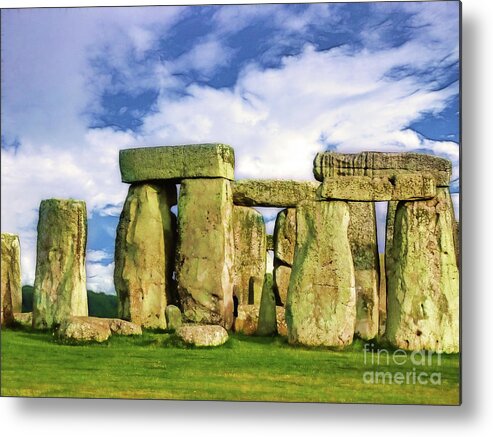 England Metal Print featuring the photograph Stonehenge by Judi Bagwell
