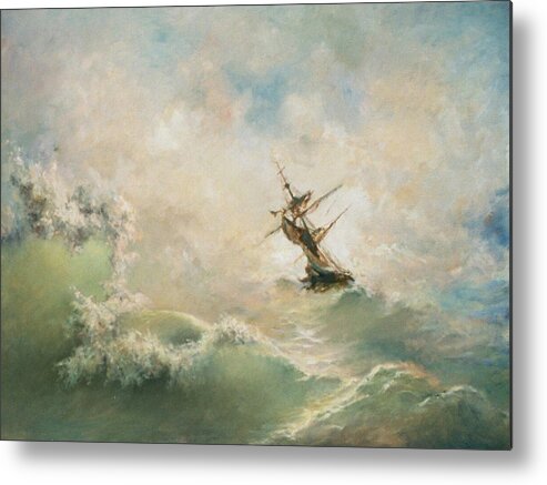 Storm Metal Print featuring the painting Storm by Tigran Ghulyan