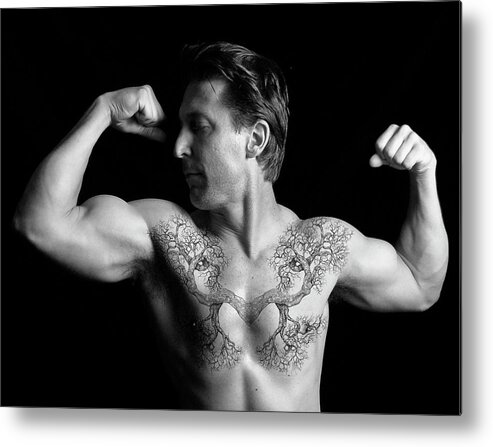 Body Photographs Metal Print featuring the photograph Strong Growing Heart by Brian Kirchner