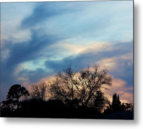 Photo For Sale Metal Print featuring the photograph Subdued Sunset by Robert Wilder Jr