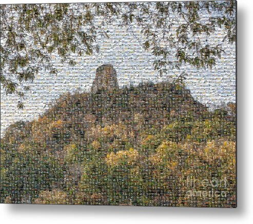 Winona Mn Metal Print featuring the photograph Sugarloaf Photo Mosaic by Kari Yearous