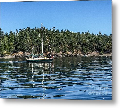 Shaw Island Metal Print featuring the photograph Summer in the San Juan's by William Wyckoff