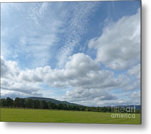 Clouds Metal Print featuring the photograph Summer Sky Strathspey by Phil Banks