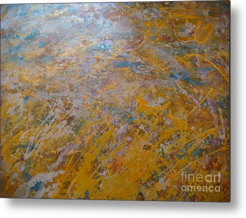 Summer Metal Print featuring the painting Summer Time by Fereshteh Stoecklein