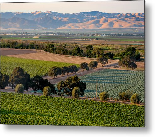 Sunset Metal Print featuring the photograph Sunset in Salinas Valley by Derek Dean