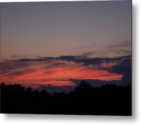 Sunset Metal Print featuring the photograph Sunset by Michelle Miron-Rebbe