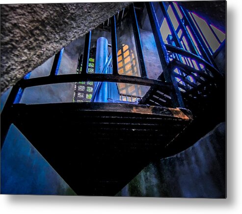 Sunset Metal Print featuring the photograph Sunset Staircase by Glenn Feron