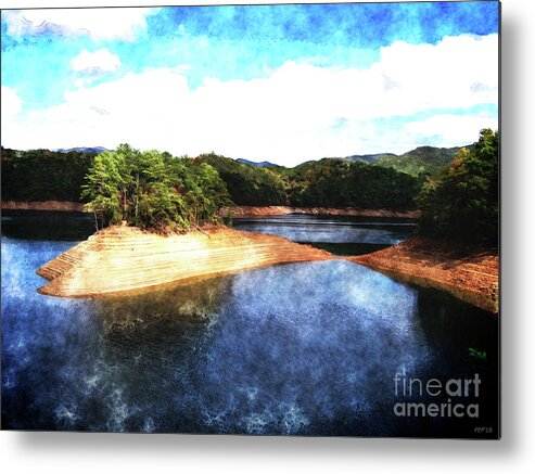 Tennessee Metal Print featuring the photograph Tennessee Reservoir by Phil Perkins