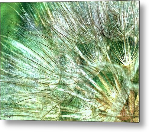 Seeds Metal Print featuring the digital art Textured Seeds by Rebecca Langen