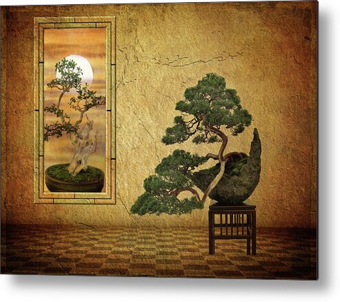 Bonsai Metal Print featuring the photograph The Bonsai Room by Jessica Jenney