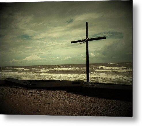 Cross Metal Print featuring the photograph The Cross by Jerry Connally