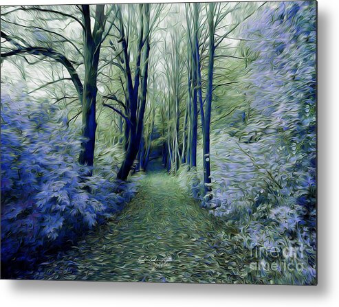 Strange Metal Print featuring the digital art The Enchanted Wood by Chris Armytage