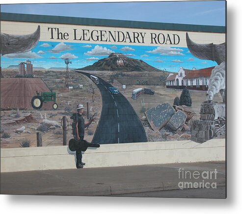 Route 66 Metal Print featuring the photograph The Legendary Road by Jim Goodman