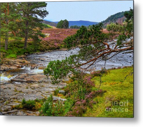 Rivers Metal Print featuring the photograph The River Dee Scotland by Joan-Violet Stretch