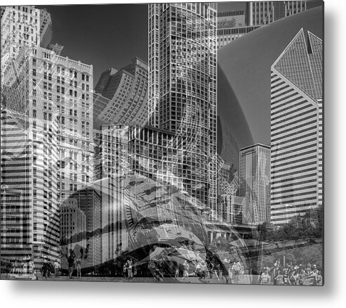 Chicago Metal Print featuring the photograph The Tourists - Chicago II by Shankar Adiseshan