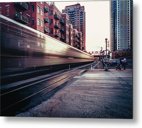 Chicago Metal Print featuring the photograph The Waiting Game by Nisah Cheatham