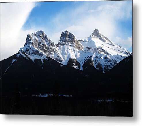 Three Metal Print featuring the photograph Three Sisters by Steve Parr