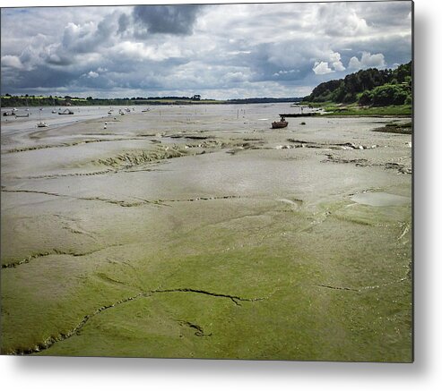 Estuary Metal Print featuring the photograph Tide is Out by Geoff Smith