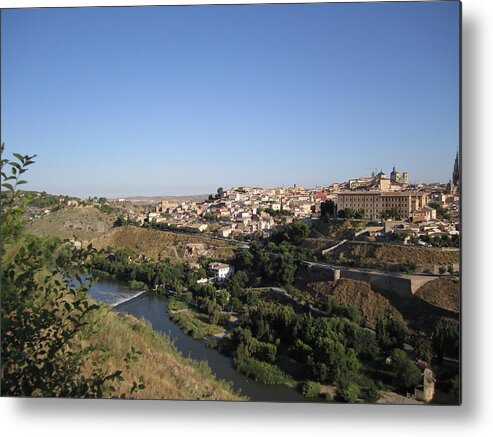 Toledo Metal Print featuring the photograph Toledo and the Country Side by John Shiron