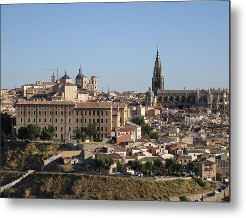 Toledo Metal Print featuring the photograph Toledo Cathedral by John Shiron