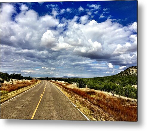 Clouds Metal Print featuring the photograph Torrance County Clouds by Brad Hodges