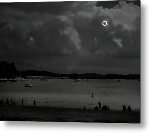 8/21/17 Metal Print featuring the photograph Total Solar Eclipse at Clemson by Louise Lindsay