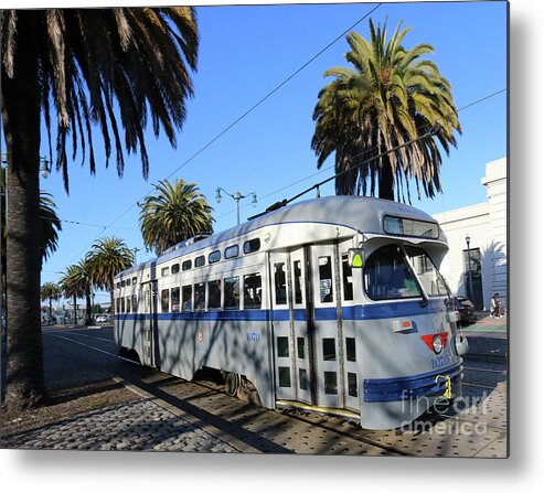 Cable Car Metal Print featuring the photograph Trolley Number 1070 by Steven Spak