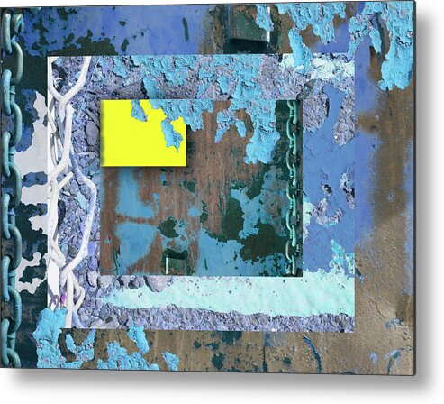 Blue Metal Print featuring the photograph Unchained 2 by Jessica Levant