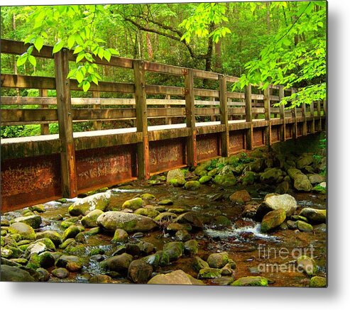 Old Bridge Metal Print featuring the photograph Under the Bridge by Southern Photo