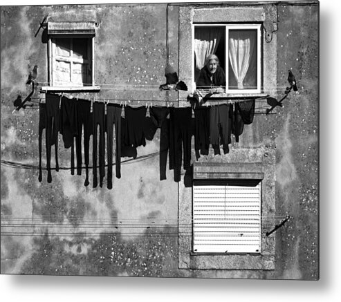 Laundry Metal Print featuring the photograph Underware Barcode II by Carlos Costa
