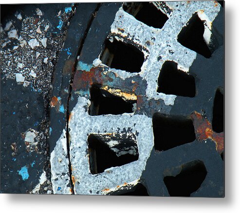 Storm Drain Metal Print featuring the photograph Unexpected Beauty by Janis Kirstein