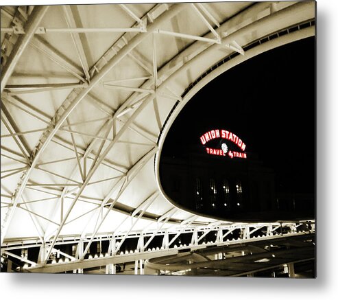 Union Station Metal Print featuring the photograph Union Station Denver by Marilyn Hunt