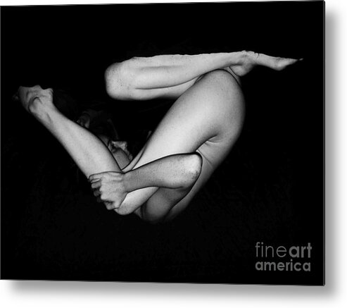 Nude Photography Metal Print featuring the photograph Upset by Meghann Brunney