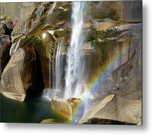 Yosemite National Park Metal Print featuring the photograph Vernal Falls Mist Trail by Amelia Racca