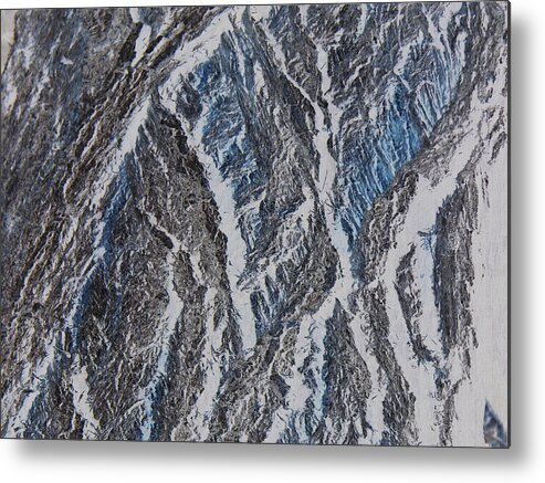 Abstract Metal Print featuring the photograph Vertical Climb by Lenore Senior