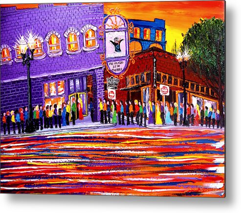  Metal Print featuring the painting Voodoo Doughnuts #20 by James Dunbar
