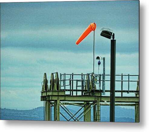 Bainbridge Metal Print featuring the photograph Waiting for the Ferry by Helaine Cummins