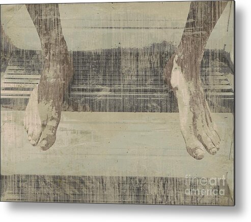 Feet Metal Print featuring the photograph Waiting by Onedayoneimage Photography