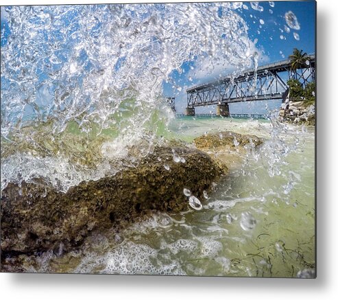 Water Metal Print featuring the photograph Water Under The Bridge by David Hart