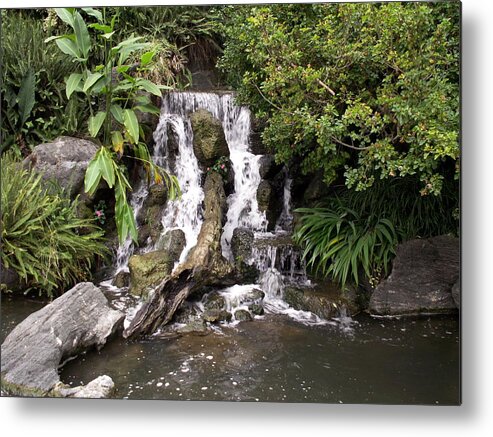 Water Metal Print featuring the photograph Waterfall by Amy Fose