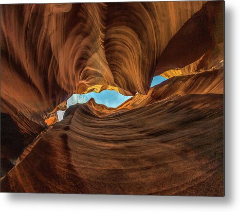 Antelope Canyon Metal Print featuring the photograph Wavy by Bryan Xavier