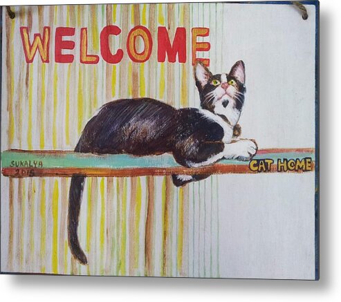 Gatchee Metal Print featuring the photograph Welcome by Sukalya Chearanantana
