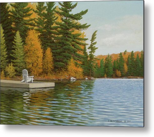 Jake Vandenbrink Metal Print featuring the painting Where Life is Easy by Jake Vandenbrink