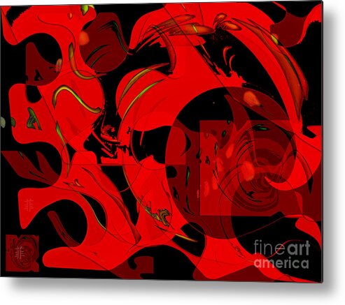 Abstract Metal Print featuring the digital art Wonders Among The Wonders by Fei A