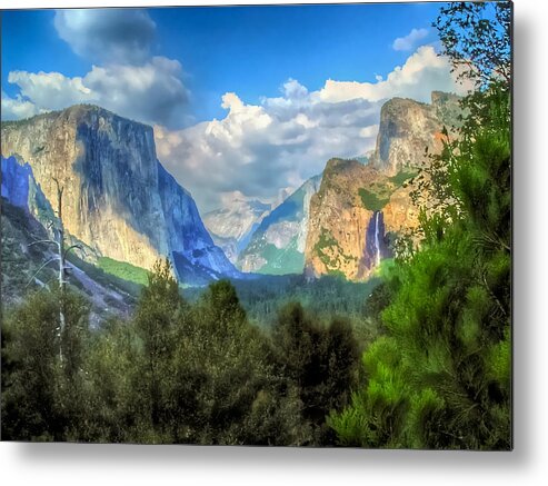 Yosemite National Park Metal Print featuring the photograph Yosemite Valley by Don Mercer