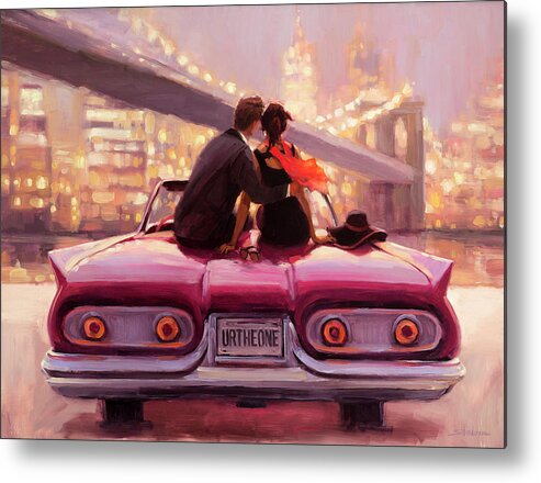 Love Metal Print featuring the painting You Are the One by Steve Henderson